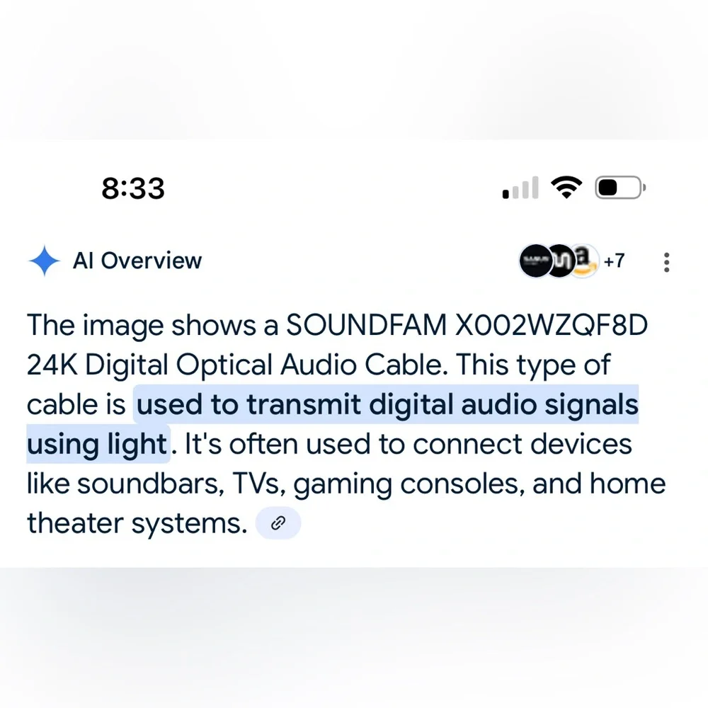 🆕 SOUNDFAM X002WZQF8D 24K Digital Optical Audio Cable